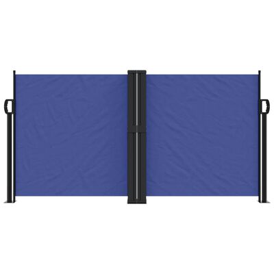vidaXL Bočna tenda na uvlačenje plava 120x1200 cm