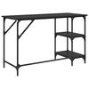 vidaXL Stol Crni hrast 120 x 50 x 75 cm Konstruirano drvo