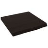 vidaXL Zidna polica tamnosmeđa 40x40x(2-4) cm od obrađene hrastovine