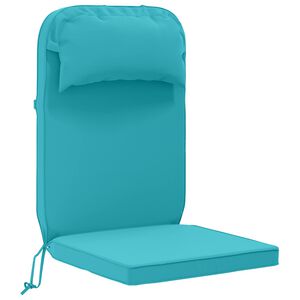 vidaXL Jastuk za sunčanje 100% poliester Tirkizna 55 x 124 x 5 cm
