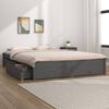 vidaXL Okvir za krevet s ladicama sivi 120 x 200 cm