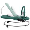 vidaXL Ljuljačka za bebe zelena čelična