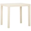 vidaXL Vrtni stol bijeli 79 x 65 x 72 cm plastični