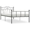 vidaXL Okvir za krevet sivi metalni 100 x 200 cm