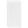 vidaXL Vrata za ormarić re&scaron;etkasta 2 kom bijela 99,3x49,4 cm borovina
