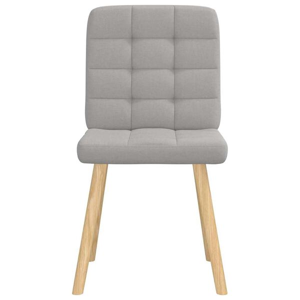 vidaXL Blagovaonske stolice od tkanine 4 kom oblačnosive