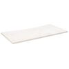 vidaXL Ploča za radni stol bijela 110x55x2,5 cm od masivne borovine