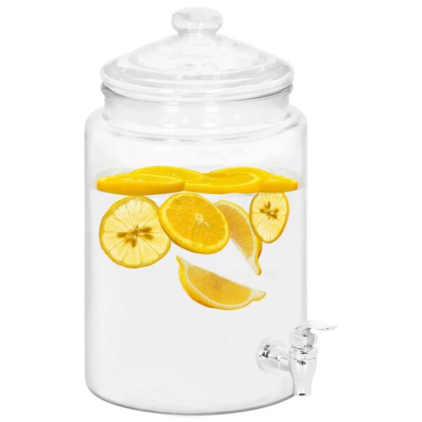 vidaXL Dozatori za piće 5800 ml stakleni