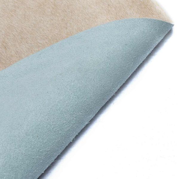 vidaXL Tepih od prave kravlje kože bež 180 x 220 cm