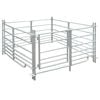 Ovčarnik s četiri panela od galvaniziranog čelika 137 x 137 x 92 cm