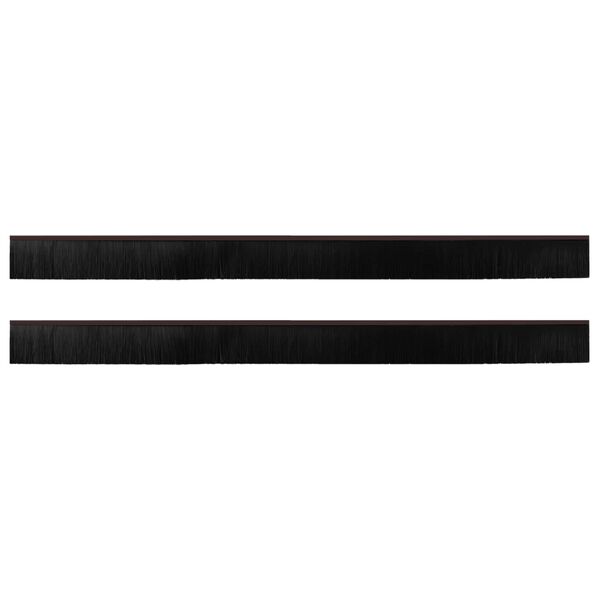 vidaXL Samoljepljivi pečati za vrata 2 pcs Smeđa 100 cm