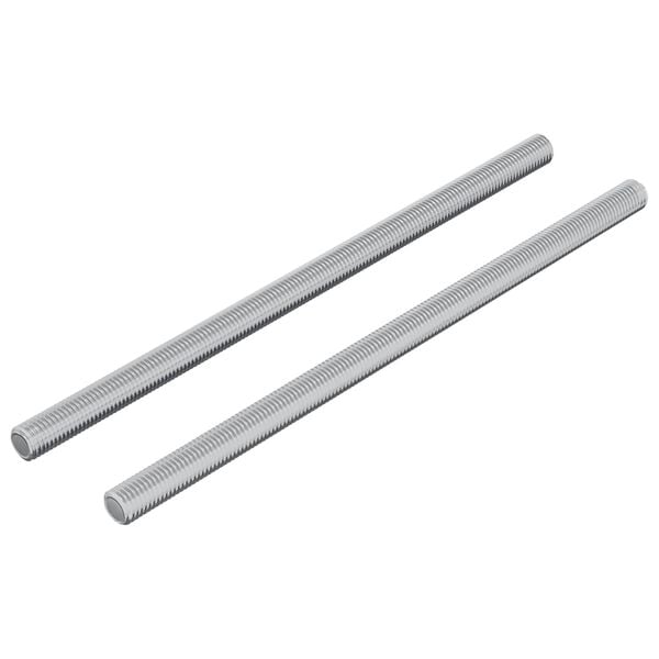 vidaXL Navojni &scaron;tapovi 2 pcs Srebrno M6 x 120 mm (Promjer navoja x D)
