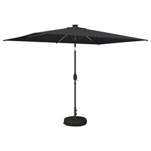 vidaXL Suncobran za vrt s LED svjetlima i postoljem 200 x 300 cm