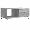 vidaXL Kava Stol Siva sonoma 90 x 50 x 40 cm Konstruirano drvo