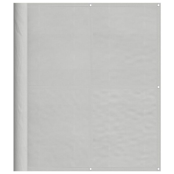 vidaXL Balkonski zaslon svjetlosivi 120x400 cm 100 % poliester Oxford