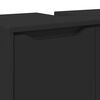 vidaXL Ormarić za umivaonik Crna 60 x 30 x 60 cm Konstruirano drvo