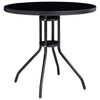 vidaXL 5-dijelni bistro set crni i antracit