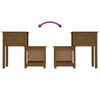 vidaXL Noćni ormarići 2 kom boja meda 79,5x38x65,5 cm masivna borovina