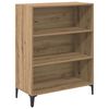 vidaXL Highboard Umjetnički hrast 69,5 x 34 x 180 cm Konstruirano drvo
