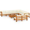 vidaXL Vrtni set za sjedenje s jastucima, 100 x 60 cm, akacija