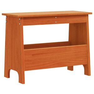 vidaXL Klupa za hodnik vo&scaron;tano smeđa 60x28x45 cm od masivne borovine