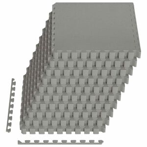 vidaXL Podne prostirke 40 kom. Siva 14,4 m&sup2; EVA pjenasti materijal
