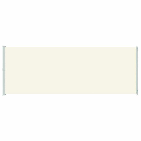 vidaXL Uvlačiva bočna tenda za terasu 220 x 600 cm krem