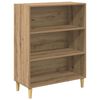vidaXL Highboard Umjetnički hrast 69,5 x 34 x 180 cm