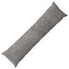 vidaXL Jastuk HEERLEN Svjetlosiva 40 x 145 cm Mikrofibra Flis