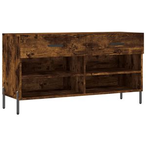vidaXL Klupa za cipele boja hrasta 102 x 35 x 55 cm konstruirano drvo