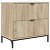 vidaXL Noćni ormarić sonoma hrast 63.5 x 36 x 61 cm Konstruirano drvo