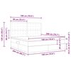 vidaXL Krevet s od storage Čista bijela 180 x 200 cm Lažna koža