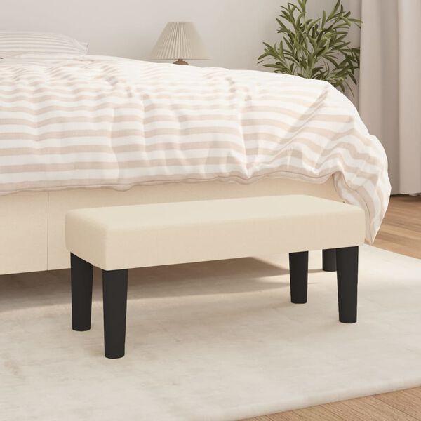 vidaXL Klupa krem 70 x 30 x 30 cm od tkanine