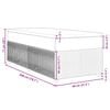 vidaXL Box spring krevet s madracem crni 80 x 200 cm od tkanine