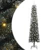 vidaXL Umjetno božićno drvce Zelena 240 cm PVC, Plastika i Čelik