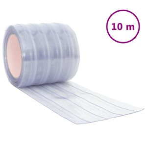 vidaXL Prozirna zavjesa za vrata 200 mm x 1,6 mm 10 m PVC