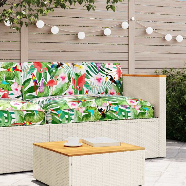 vidaXL Set jastučića Cvjetni 3 pcs &Scaron;areni Oxford tkanina