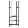 vidaXL Stalak za odjeću Sivi hrast sonoma 60 x 30 x 171 cm