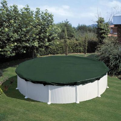 Summer Fun zimski pokrivač za bazen okrugli 250-300 cm PVC zeleni