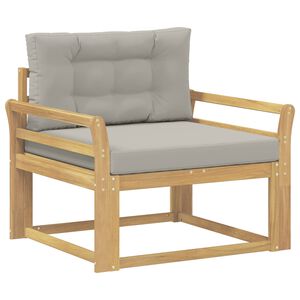 vidaXL Srednja sofa za van Poliester Bijela