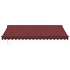 vidaXL Tenda na automatsko uvlačenje bordo 450 x 350 cm