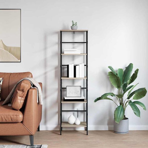 vidaXL Polica Sonoma hrast 40 x 29,5 x 149 cm Konstruirano drvo