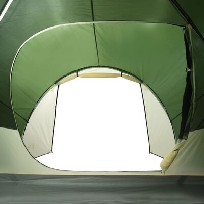 vidaXL Šator za kampiranje za 8 osoba zeleni vodootporni
