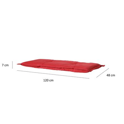 Madison jastuk za klupu Panama 120 x 48 cm boja crvene cigle