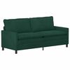 vidaXL Sofa Tamnozelena 196 x 81 x 87,5 cm Bar&scaron;un