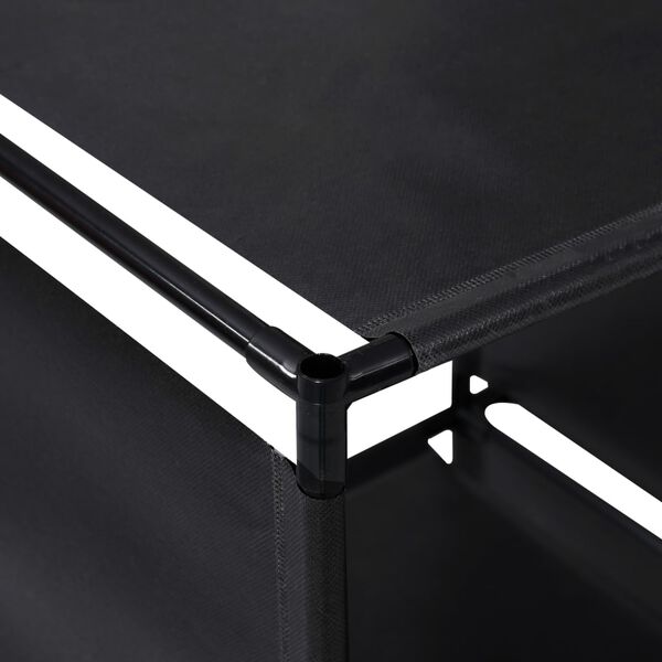 vidaXL Police za izlaganje u obliku stepenica 130x45x170 cm od tkanine