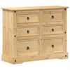 vidaXL Ladičar Corona 110 x 43 x 91 cm od masivne borovine