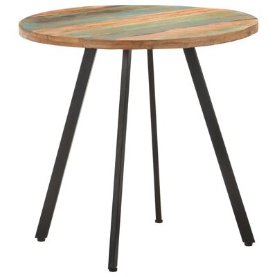 vidaXL Blagovaonski stol 80 cm od masivnog obnovljenog drva