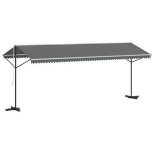 vidaXL Samostojeća tend 6 x 3 m Poliester Siva