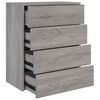 vidaXL Komoda s 4 ladice 60 x 30,5 x 71 cm boja hrasta sonome